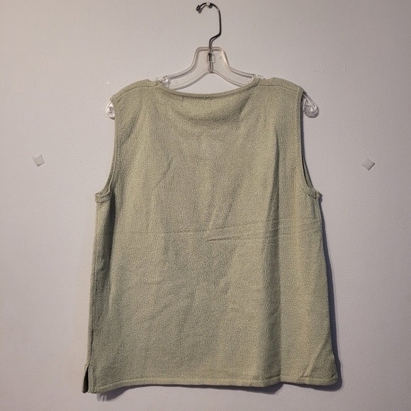 Vintage crochet cardigan and shell matching set size large - Picture 8 of 8